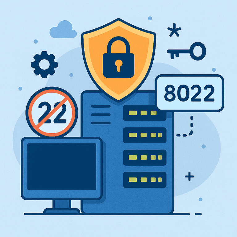 Changing a non-standard port how to enhance server security