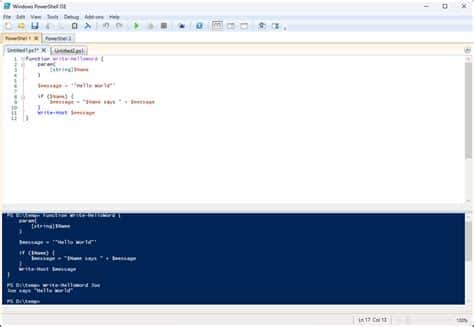 Running PowerShell scripts in practice