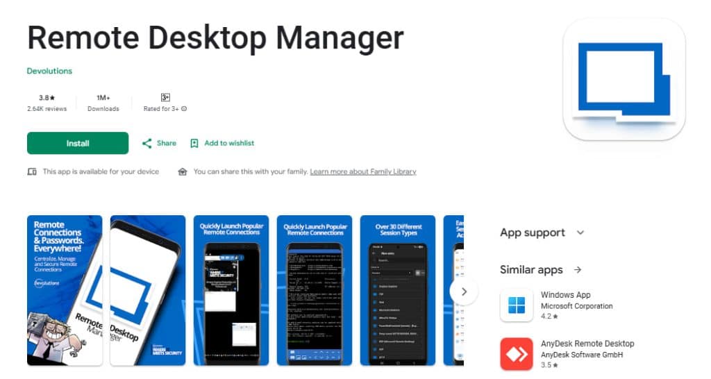 Remote Desktop Manager